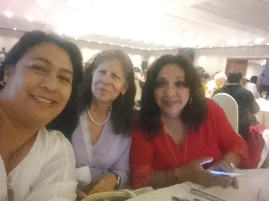 Periodistas de TURISMO Irene Licona, Alma Ortíz y Sonia Naranjo