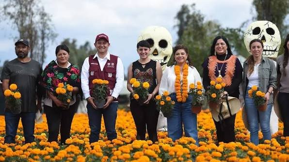 Inicia la venta de la Flor de Cempasuchil en la Ciudad de Mexico
